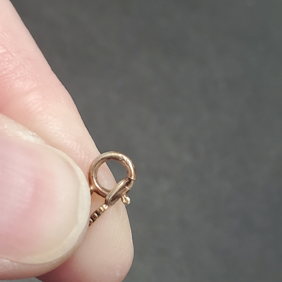 Rose gold over SS heart pendant necklace - Picture 9 of 11